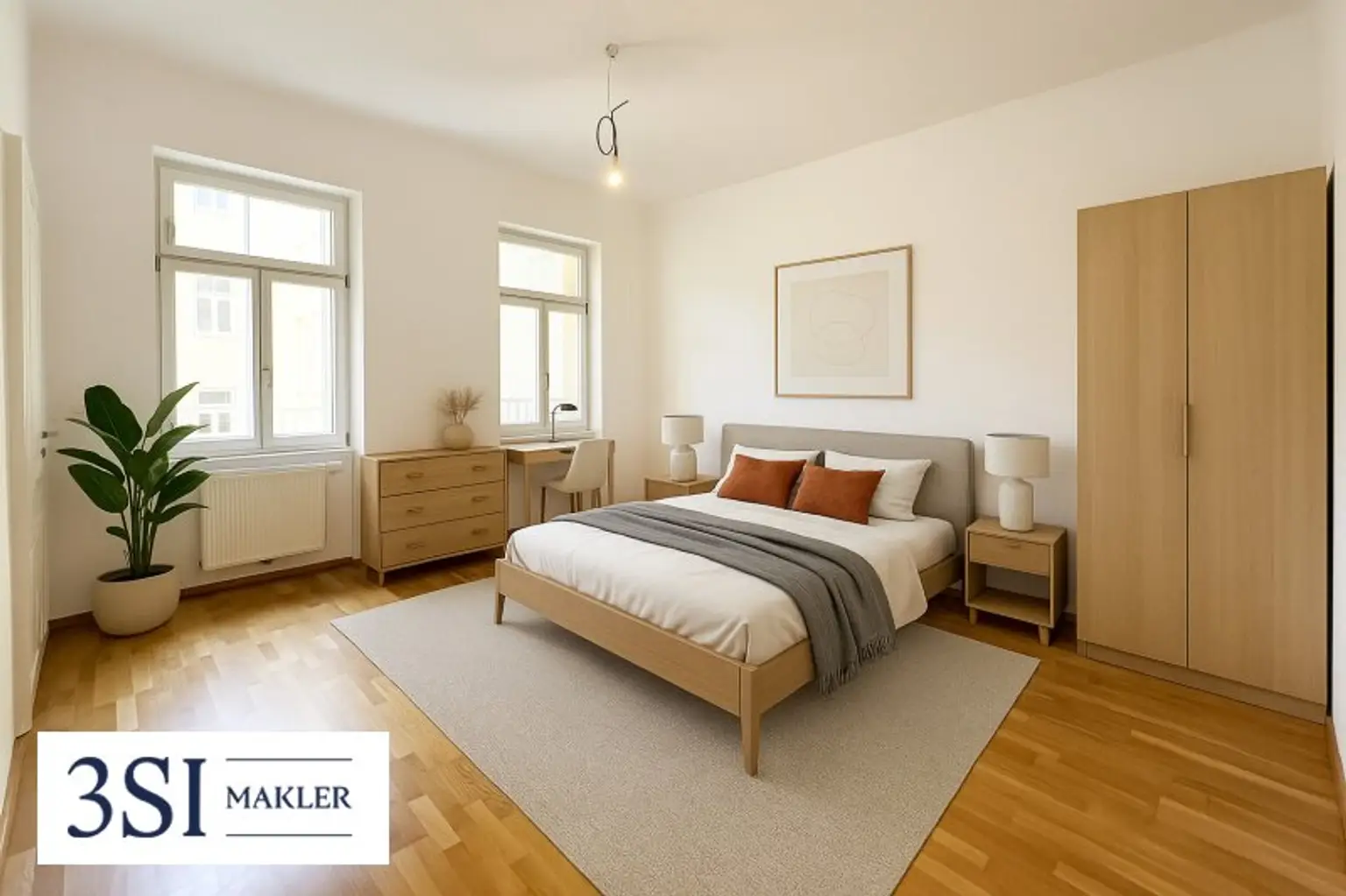 Ruheoase im Altbau – Helle 3-Zimmer-Wohnung mit großzügiger Terrasse im 3. Bezirk