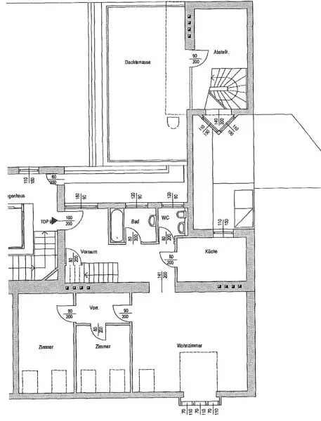 Exklusive 3-Zimmer-Dachgeschoßwohnung mit Klimaanlage und Dachterrasse – Kärntner Ring, 1010 Wien