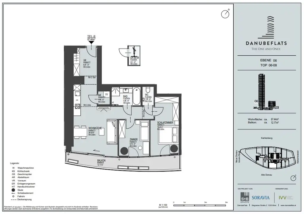 NEU & ERSTBEZUG: Gemütliche Dreizimmer-Wohnung mit viel Ruhe & Sonne (Pool, Gym, Spa, Shop, Lounges)