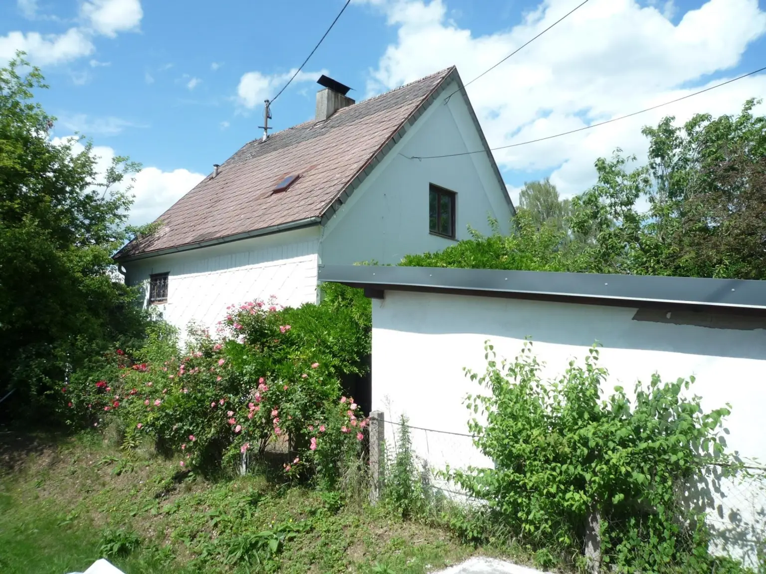 Seitenansicht Mit Garage