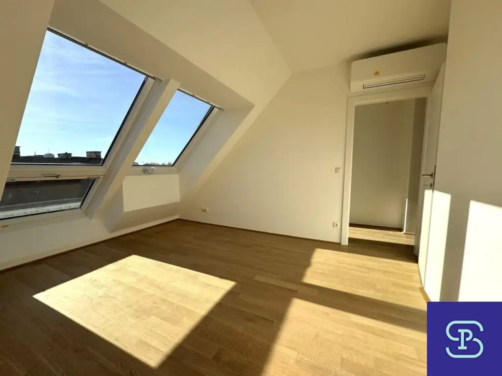 Provisionsfreier 70m² DG-Erstbezug + Balkon mit Einbauküche am Donaukanal - 1200 Wien