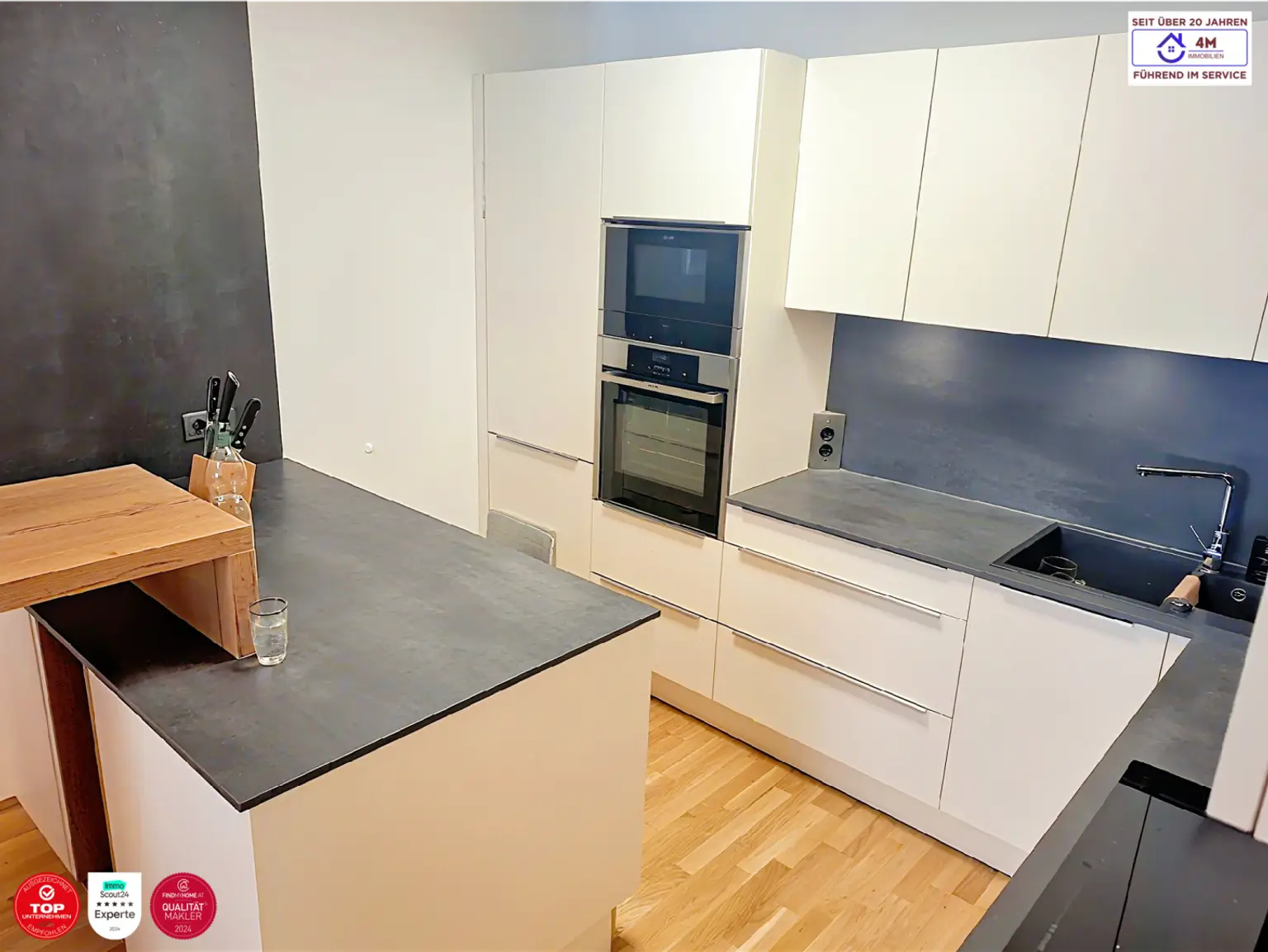 Modernes Wohnen mit Charakter – Designküche, Garage, Loggia & Licht in Vollendung