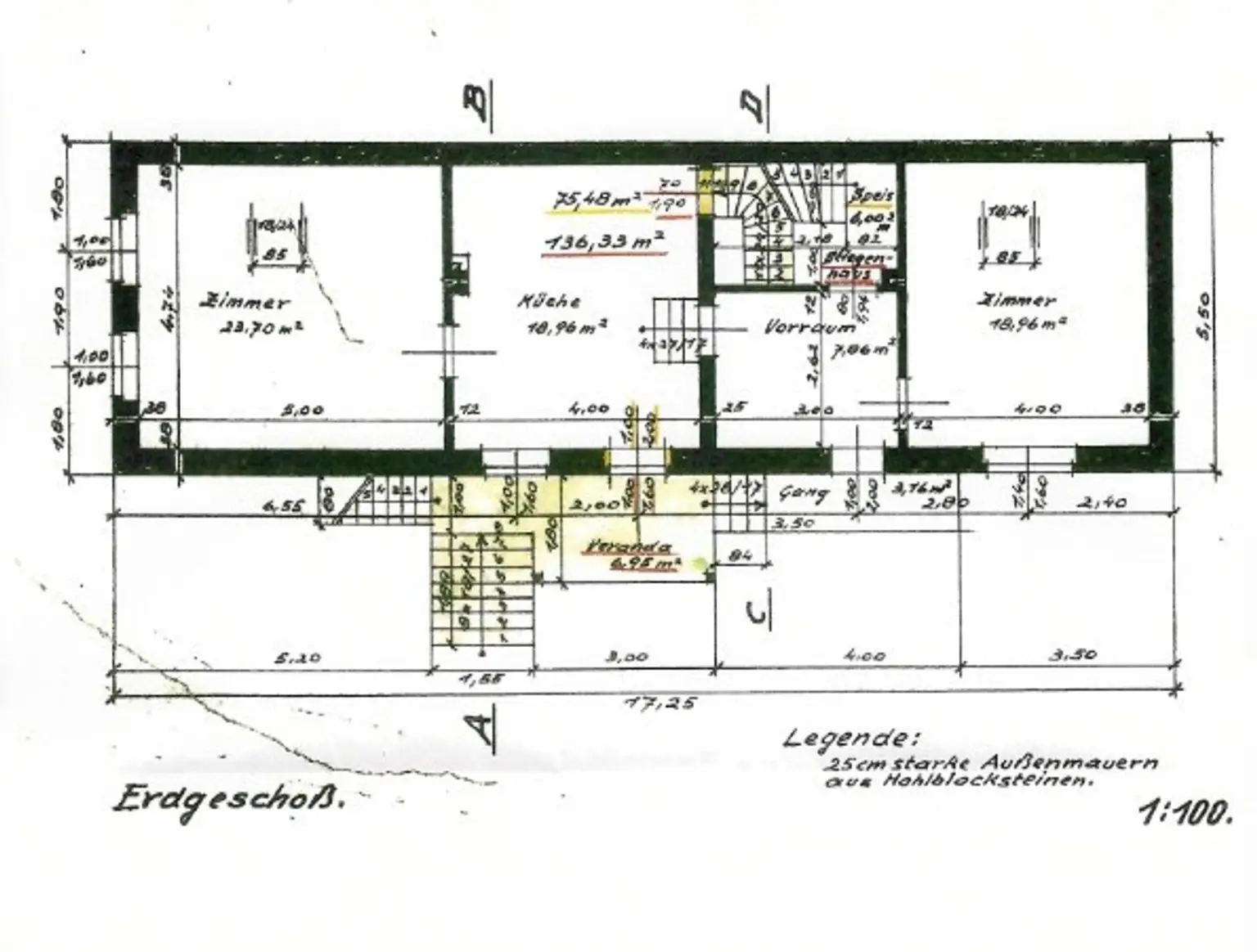 Grundriss EG (Verbau der Laubengänge noch nicht berücksichtigt)