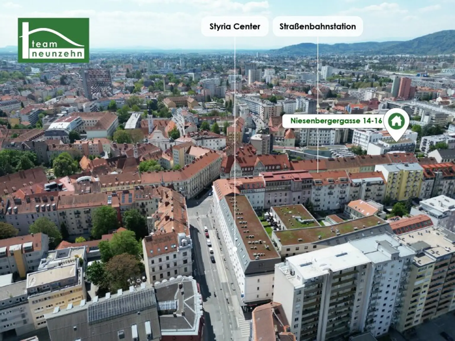 Urban wohnen, grün leben – Niesenbergergasse 14–16, 8020 Graz! - JETZT ZUSCHLAGEN