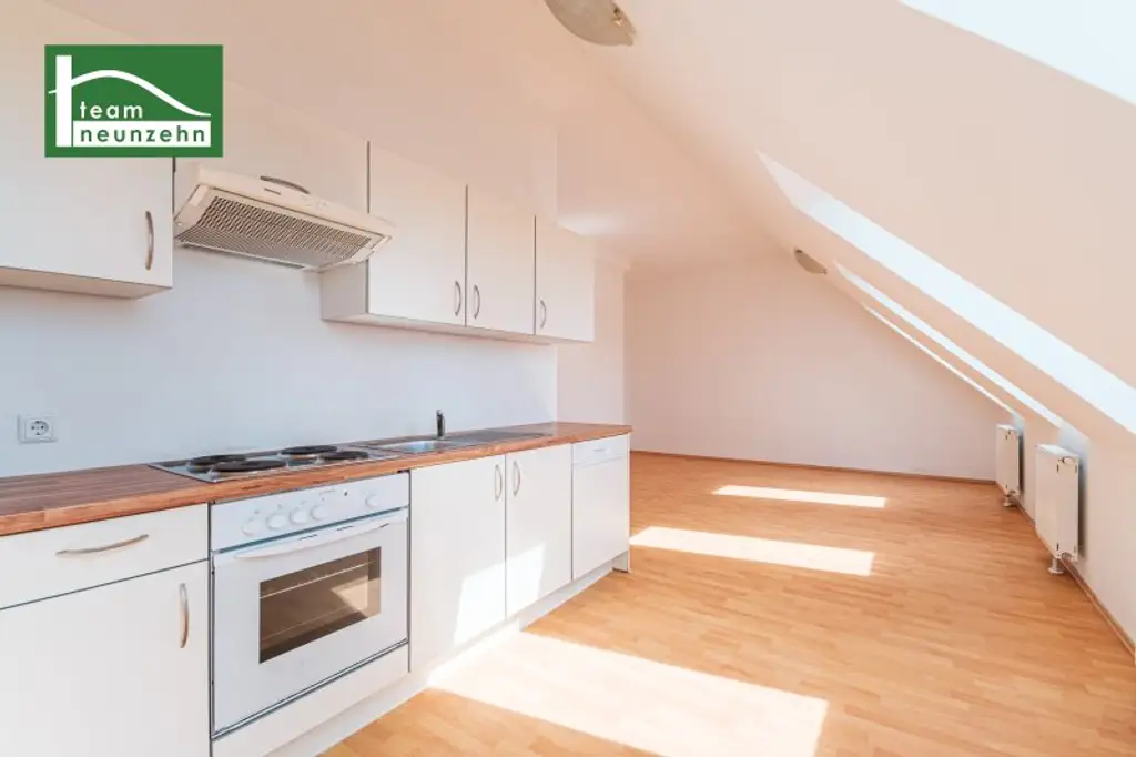Freundliche DG-Wohnung in Sechshaus - 5 Gehminuten zu U4 und U6! Schlafzimmer in Hofruhelage!