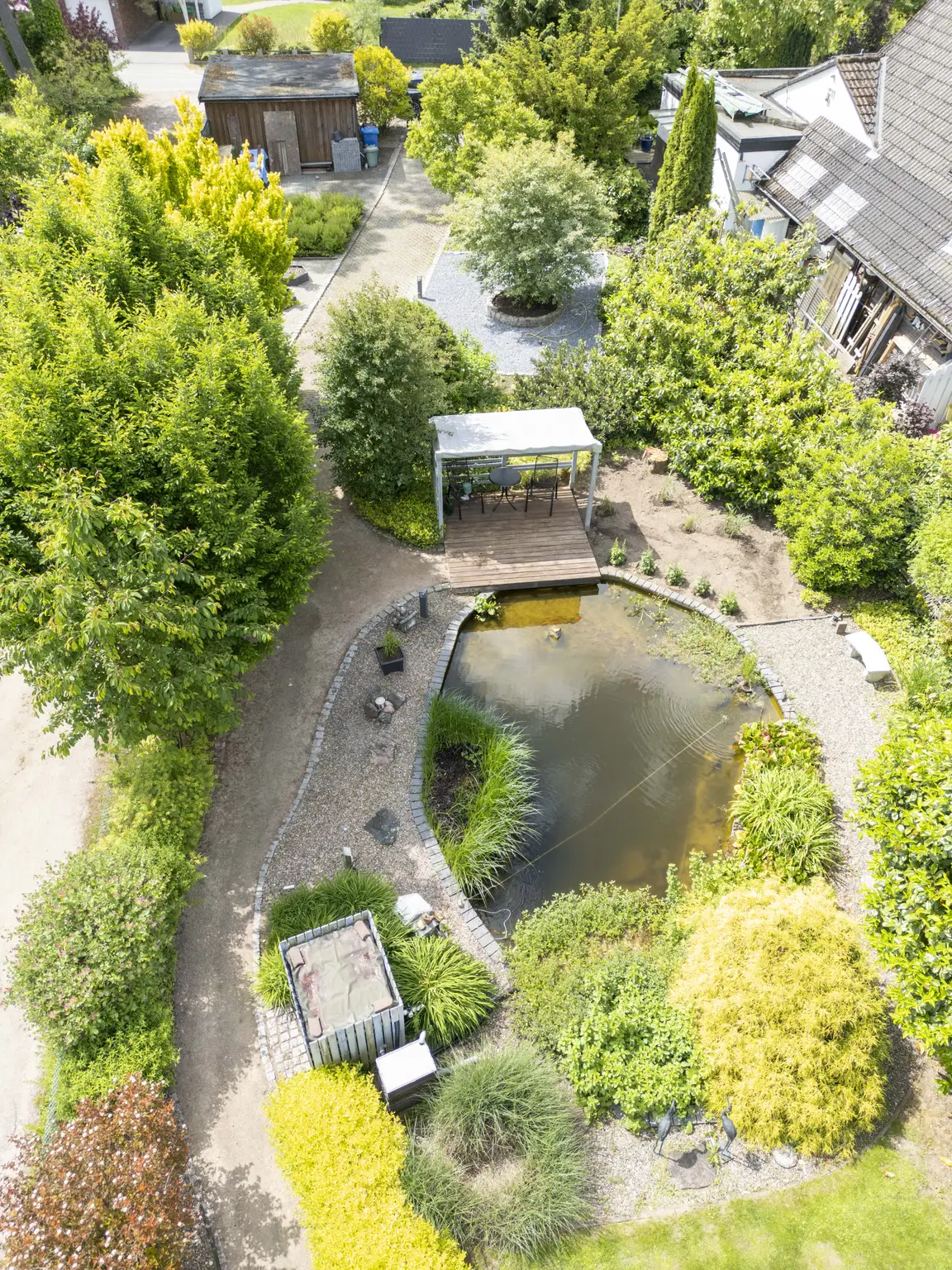 Teich mit Freisitz
