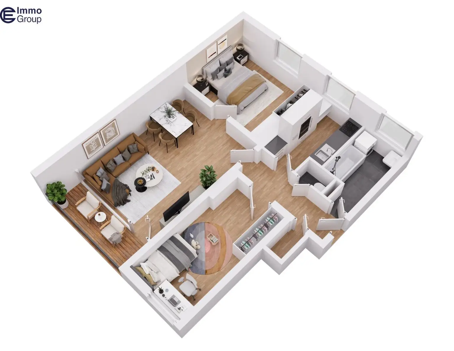 1-2-3 Letzte CHANCE bald vorbei - 3 Zimmer Wohnung im Herzen von GRIESKIRCHEN