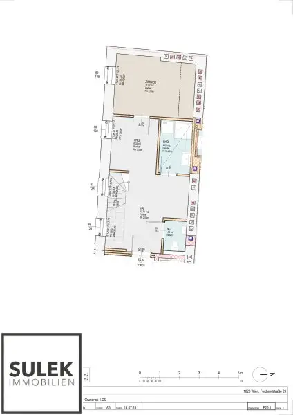 Dachgeschoßwohnung im Herzen des 2. Bezirks – 83 m² Wohnkomfort