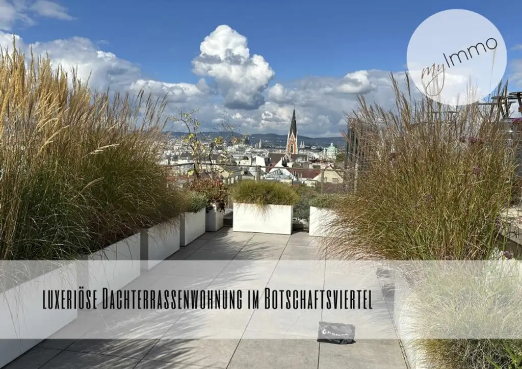 Luxuriöse Dachterrassenwohnung im Botschaftsviertel