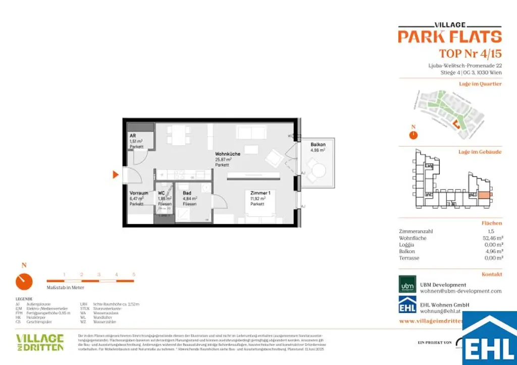 Parknähe und Urbanität – Ihr Anlageobjekt bei den PARK FLATS