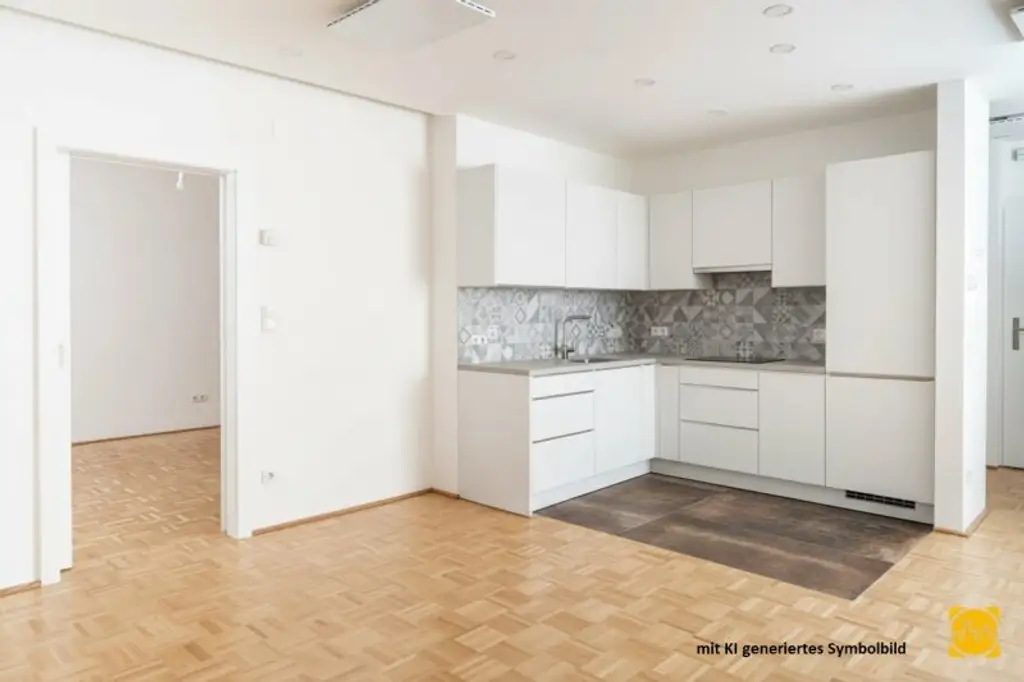 PROVISIONSFREI: Generalsanierte 2-Zimmer-Wohnung in Ruhelage mit Grünblick