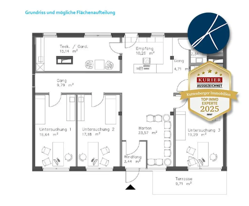 Neubau-Ordination in FREQUENZLAGE