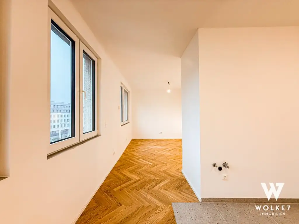 Stilvoll kernsanierte 2-Zimmer-Wohnung mit Stadtblick im 3. Bezirk Baumeisterqualität | Erstbezug nach Sanierung | 4. Liftstock | ca. 52 m²
