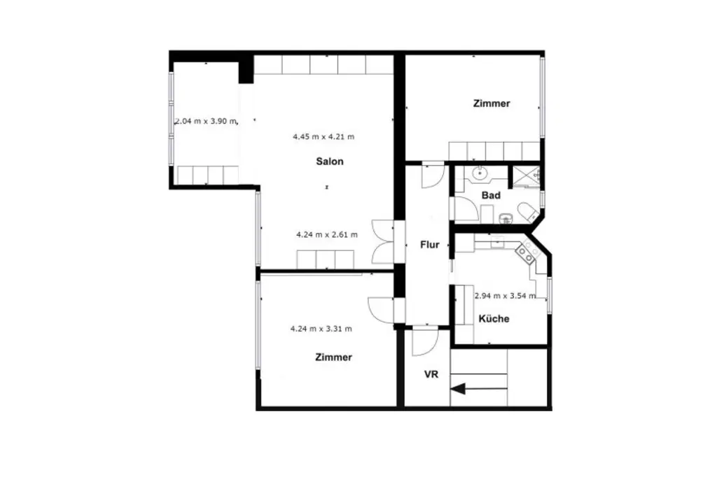 Wohnen und Arbeiten - Hervorragend auf Booking.com