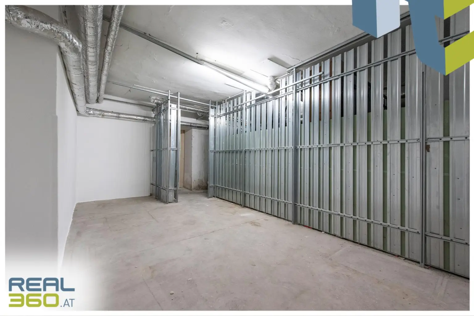 Optionale Lagerflächen im Keller