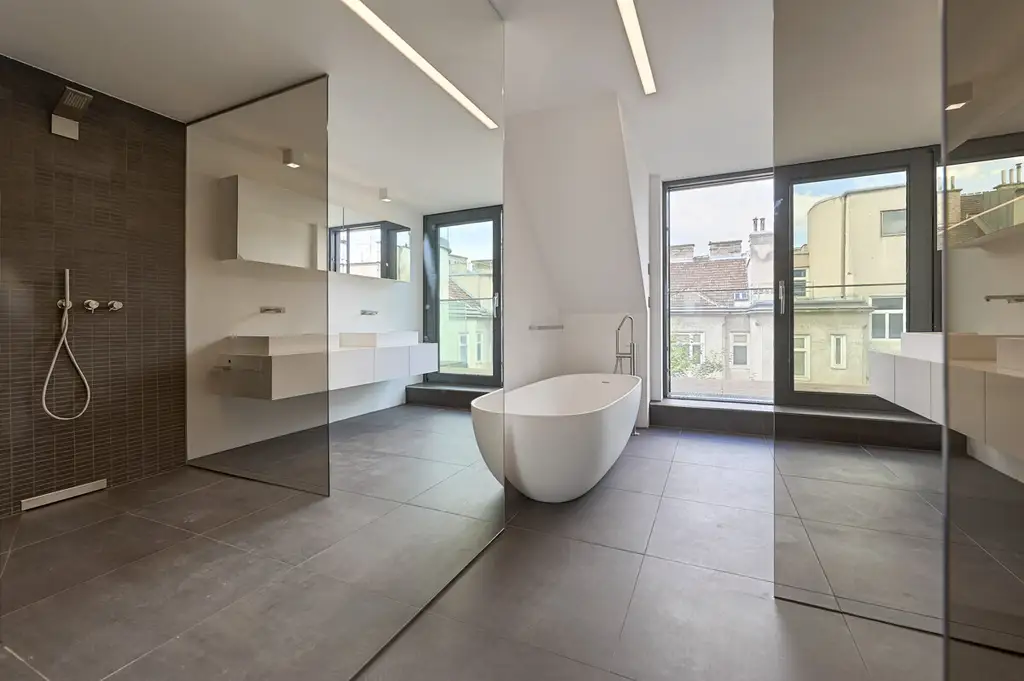 Ein Meisterwerk aus Licht, Raum und Design: Penthouse - Luxury & Lifestyle in the Heart of Vienna: Wassergasse