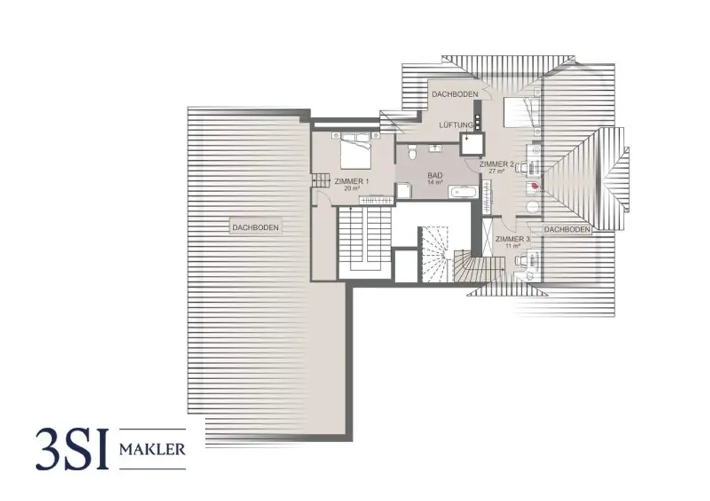 Exklusive Liegenschaft mit zwei Villen und großem Privatpark in Mödling