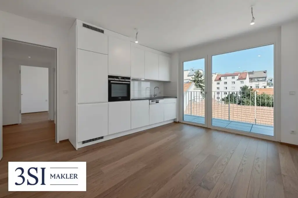 The Temptation: Charmanter 2-Zimmer-Erstbezug mit Balkon - Nähe Kutschkermarkt