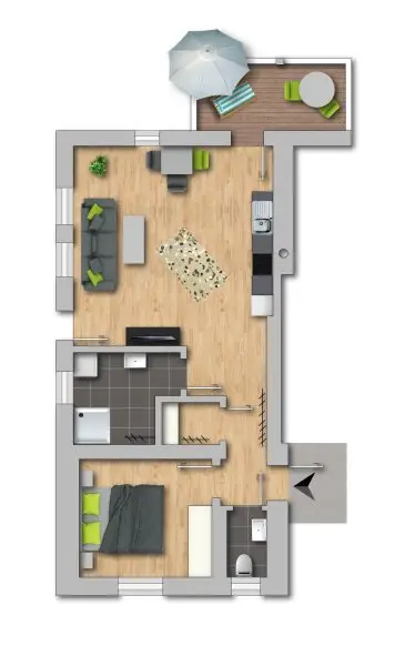 Grundriss Wohnung