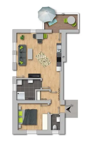 Grundriss Wohnung