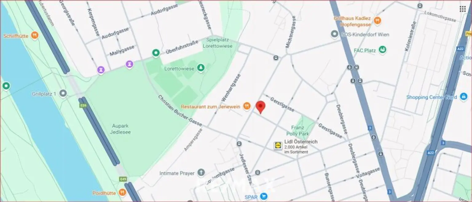 Drei-Zimmer-Wohnung nahe Donauinsel/Jedleseer Aupark