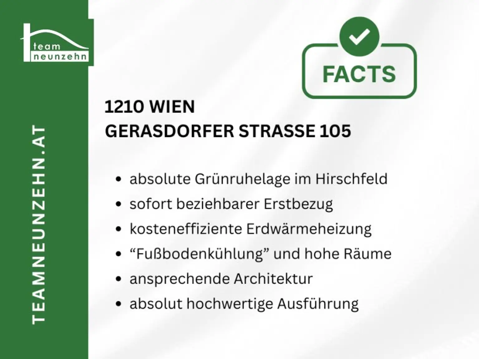 Neubauprojekt im Niedrig-Energie-Standard im grünen Hirschfeld – Naturnah wohnen - Provisionsfrei!