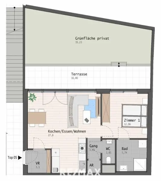 Neubau Erstbezug | 2 Zimmer Gartenwohnung | herrliche Grünlage | inkl. 2 Garagenplätze -> NEUER PREIS