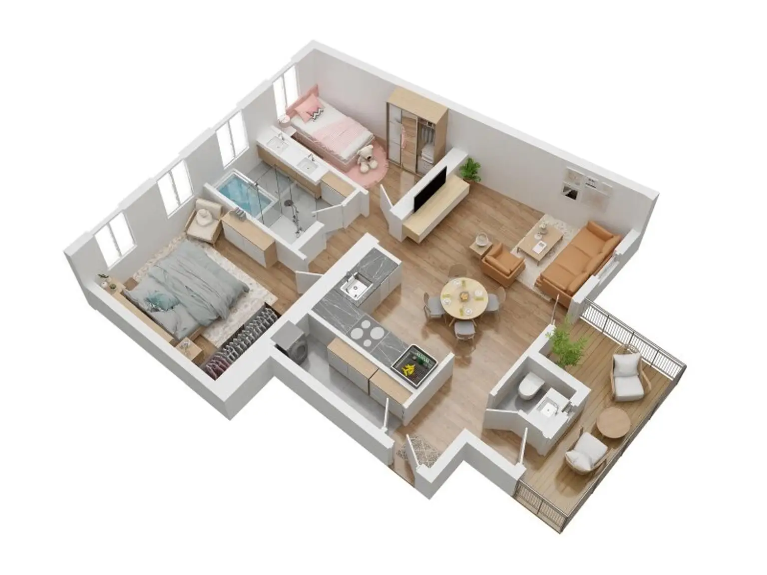 Erstbezug  - toller Grundriss!! Sehr schöne 3 Zimmer Altbauwohnung mit Balkon (Top 18)