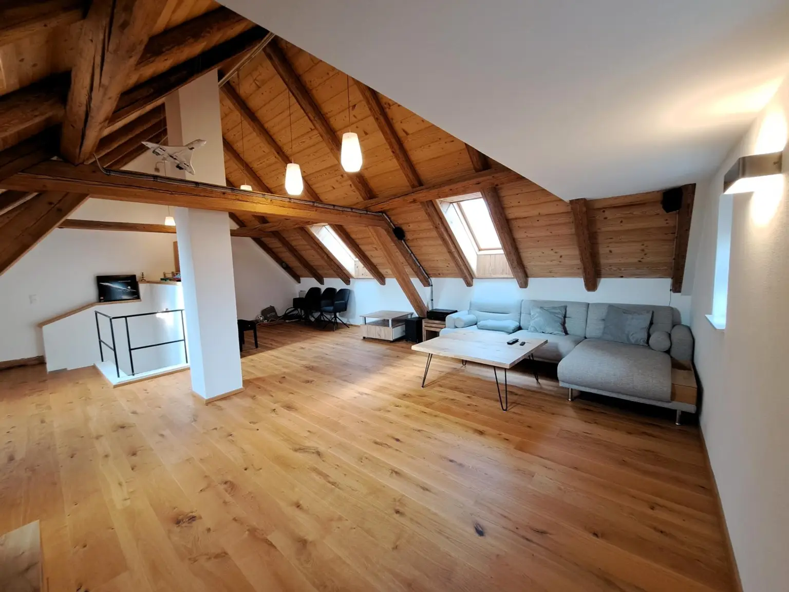 Wohnraum im Dachgeschoß