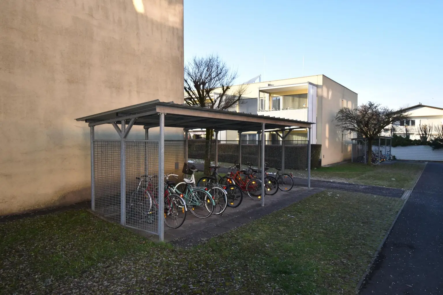 Fahrräder Stellplatz