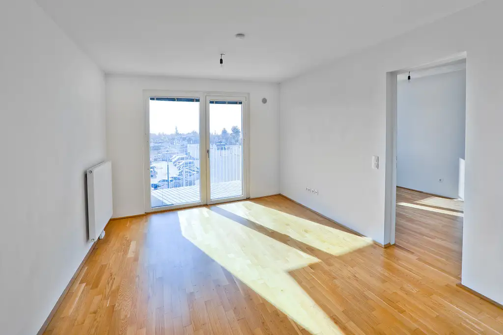 Viola Park – Helle 3-Zimmer Wohnung mit Terrasse und Einbauküche