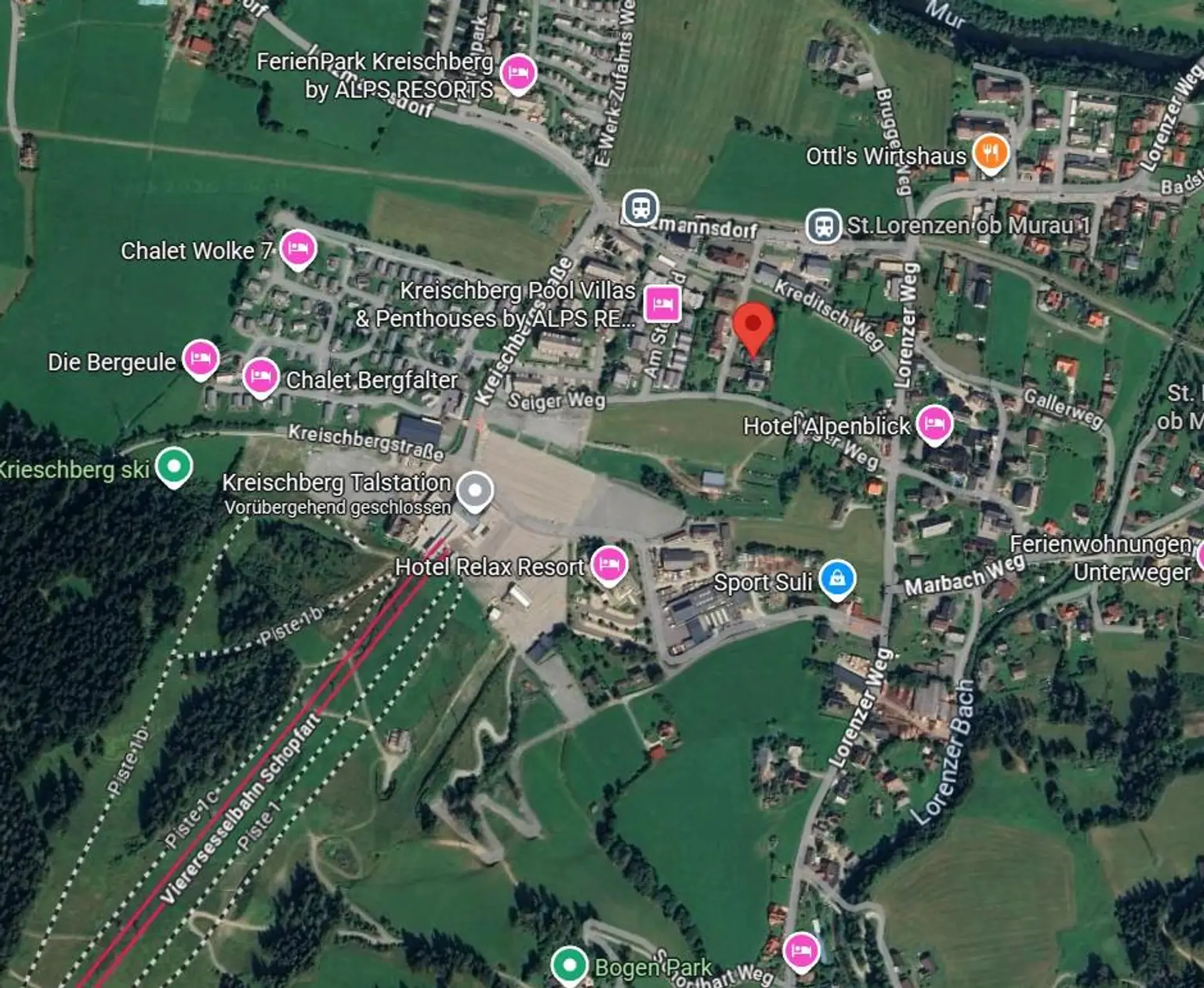 Luftansicht Kreischberg