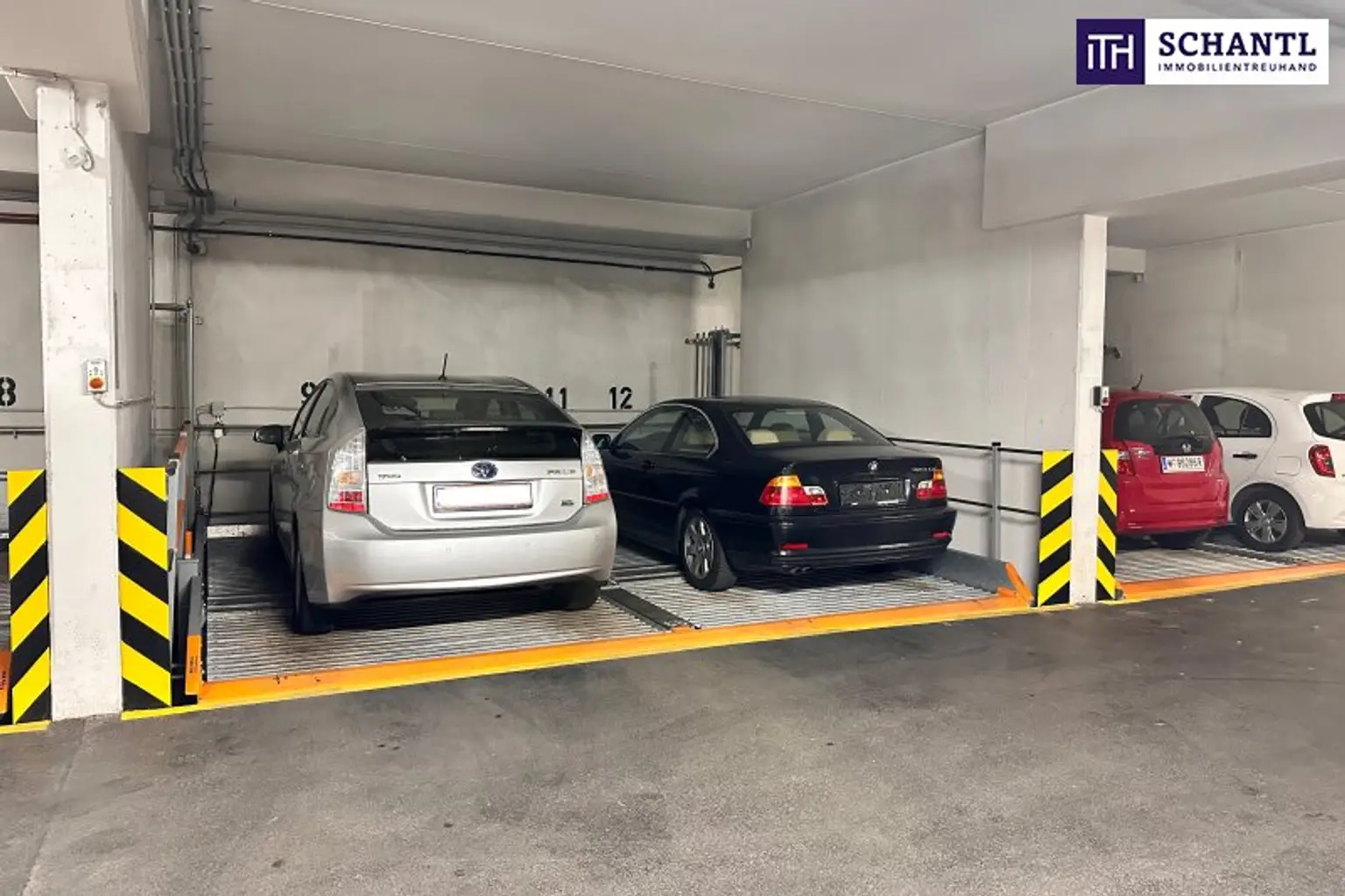 KFZ Stellplatz 9, Doppelparkanlage oben