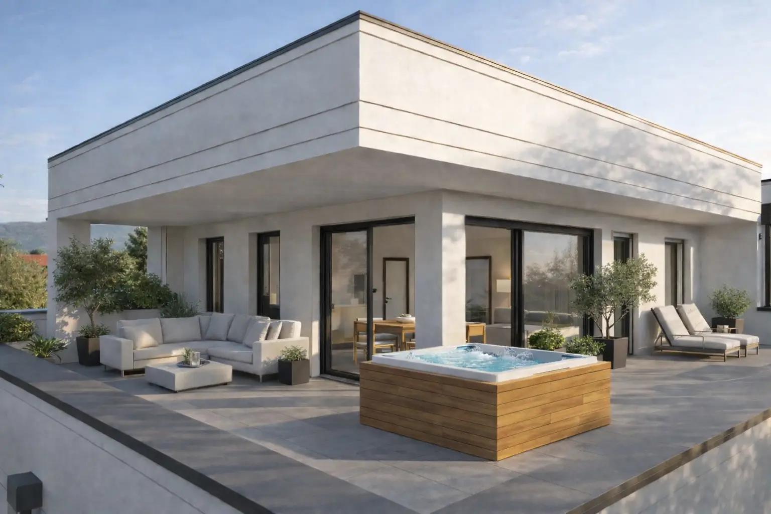 Terrasse Visualisierung