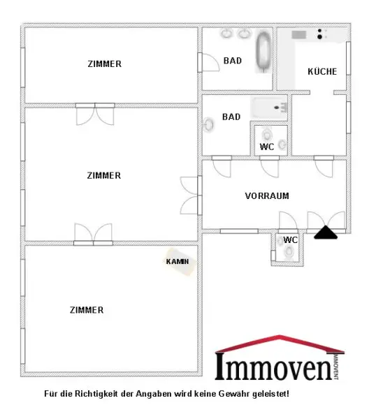 TOPLAGE und ALTBAUFLAIR - Repräsentative 3-Zimmerwohnung bei der Wiener Oper!