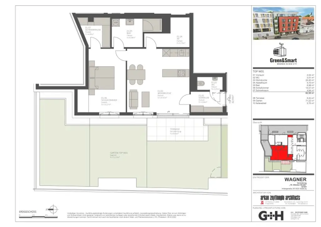 ZENTRUM FUSSLÄUFIG | Neuwertige Wohnung mit Garten und Tiefgarage, fußläufig zum Markt und zur Innenstadt