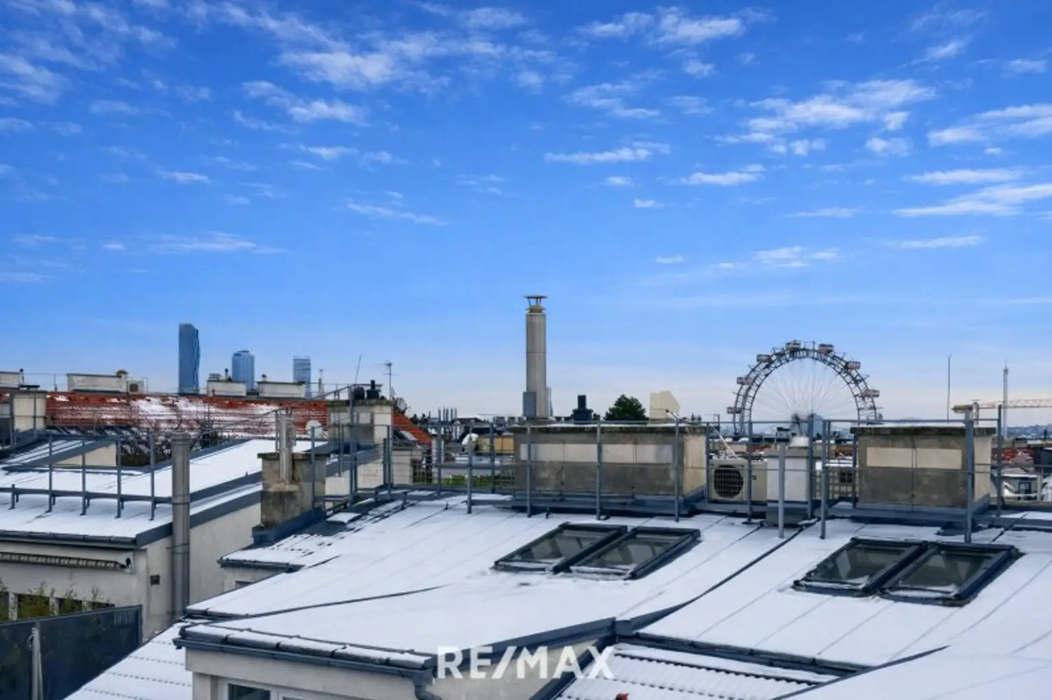City Blick Terrasse 2 und auf Wiener Riesenrad