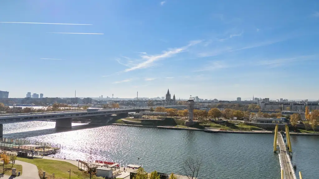 Elegante 3-Zimmer-Wohnung mit herrlichem Donaupanorama!