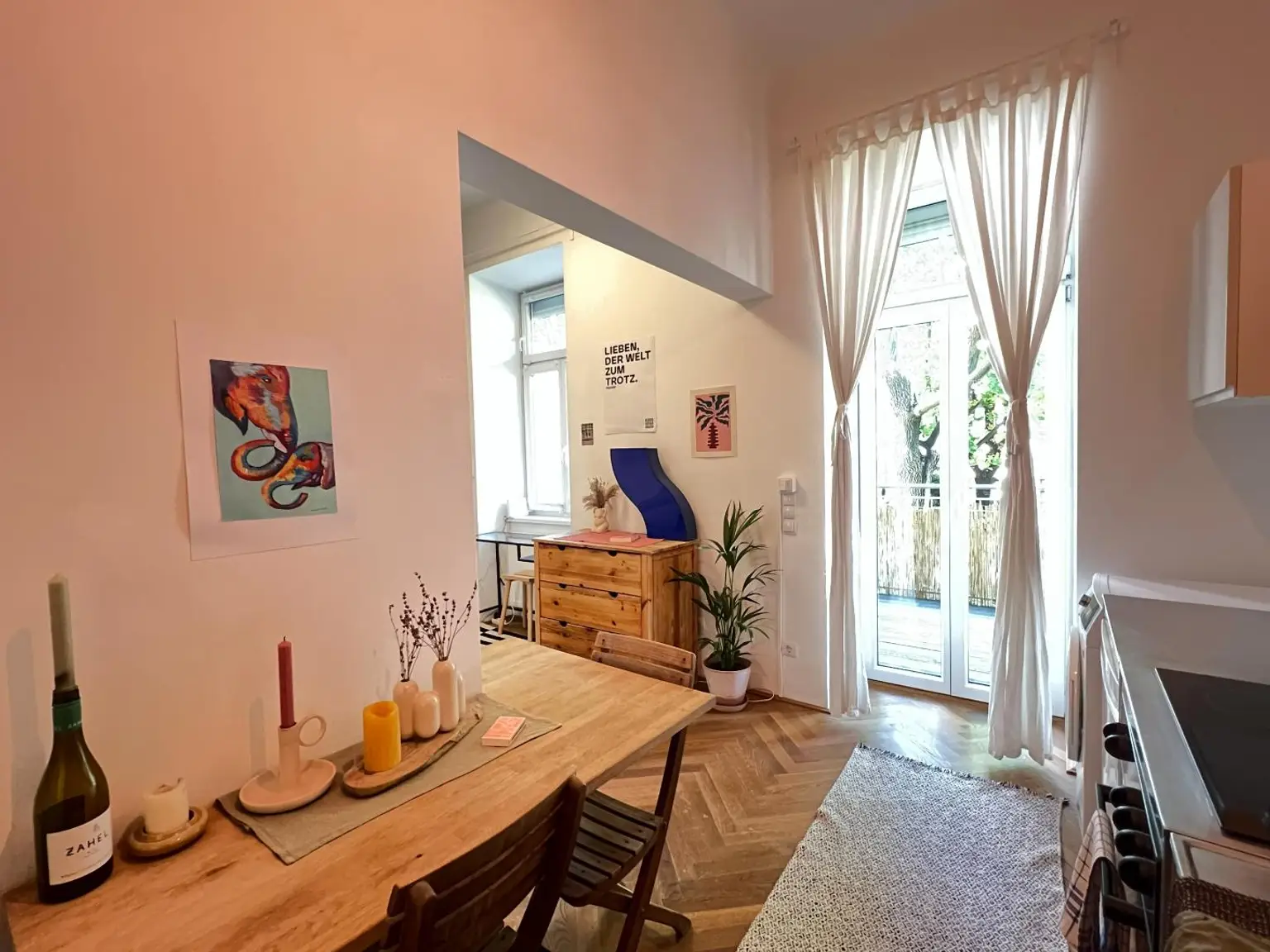 gemütlicher Essbereich