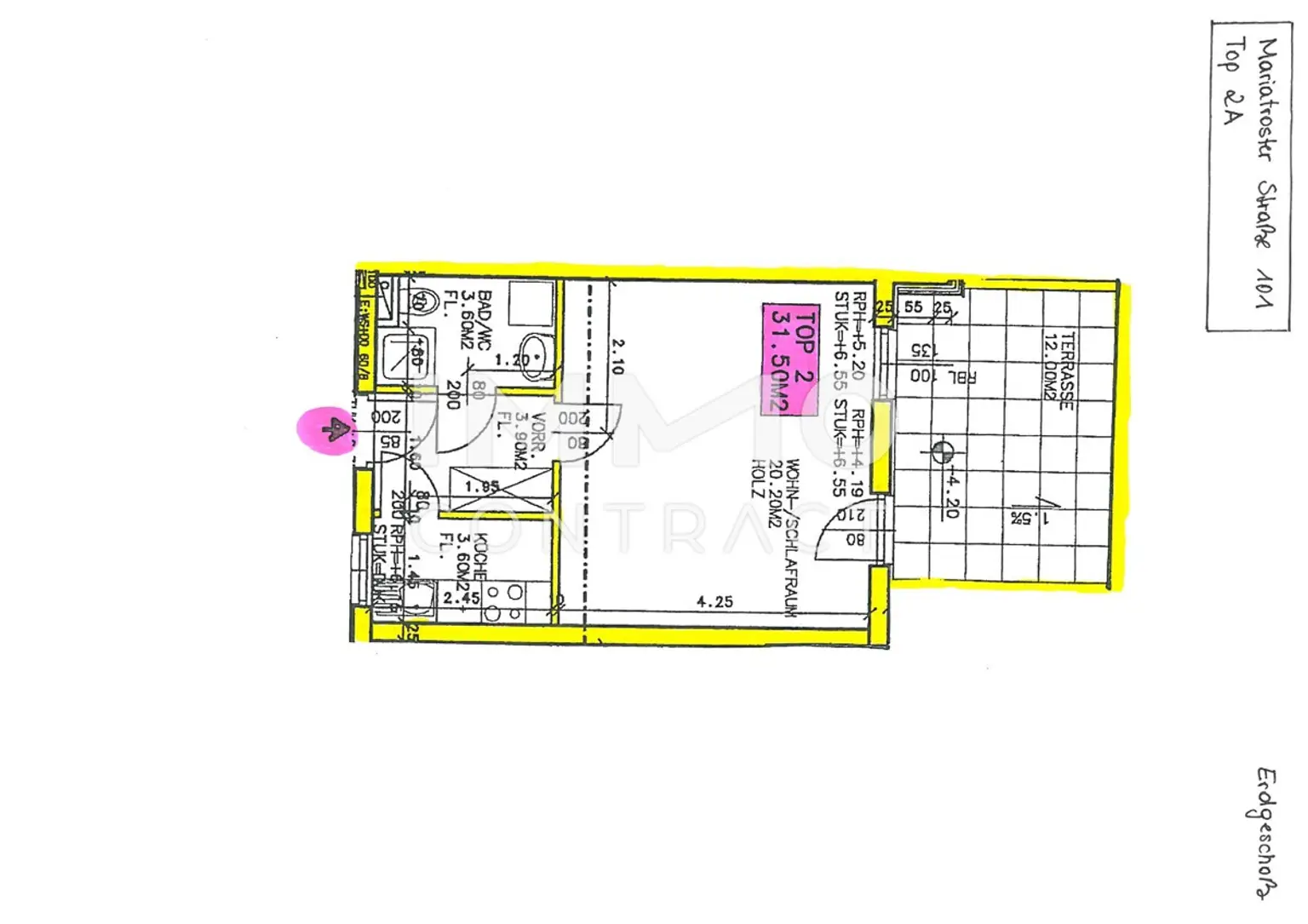 Ein- Zimmer- Terassenwohnung in Mariatrost | Mariatroster Straße 101a Top 2A