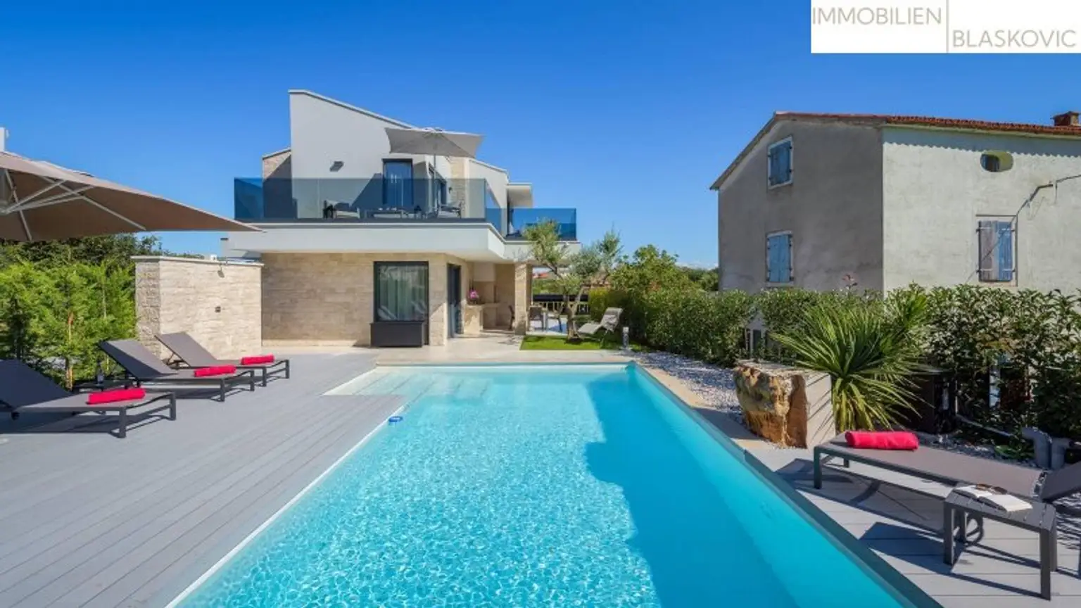 Porec Umgebung - Attraktives Haus mit Pool, Whirlpool und Sauna