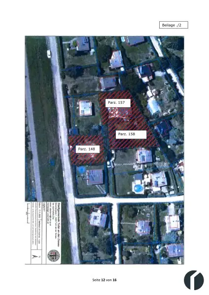 Lageplan Parzellen