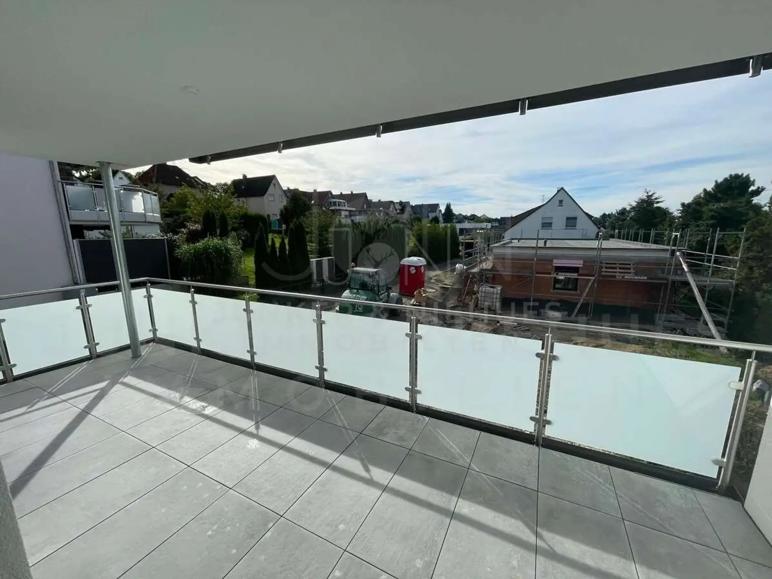Ausblick vom Balkon