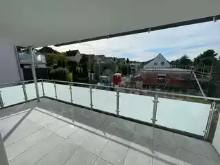 Ausblick vom Balkon
