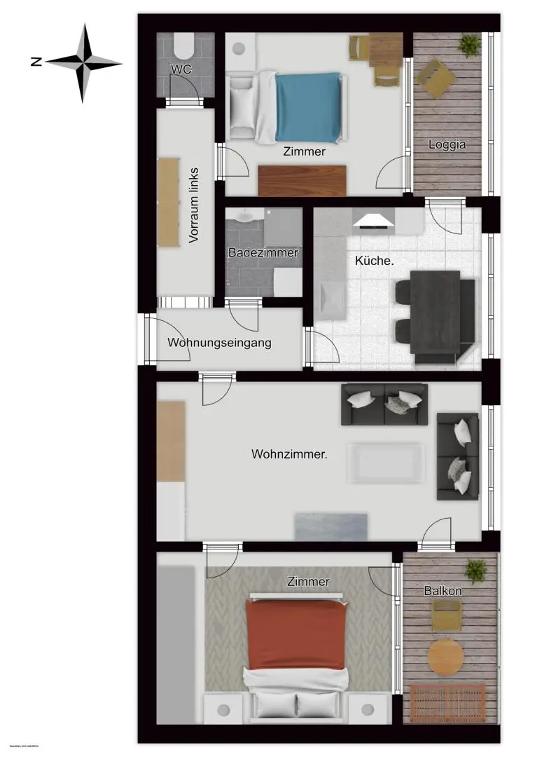 "Bergnah Wohnen" – 3,5-Zimmer-Wohnung in Toplage von Saalbach