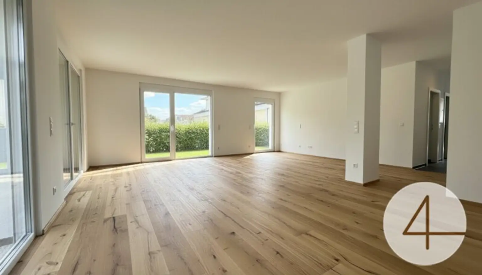 Top-Neubau in Markgrafneusiedl: 5-Zimmer-Ziegelhaus mit Eigengarten, Balkonen 2 Stellplätze – schlüsselfertig!