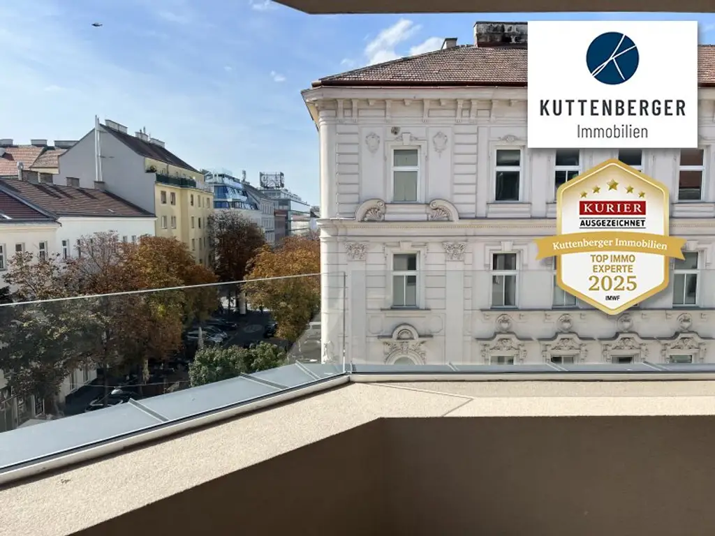 *Superprojekt: ''Über den Baumwipfeln" TOP 45 MIT ZWEI TRAUMHAFTEN WEST-LOGGIEN