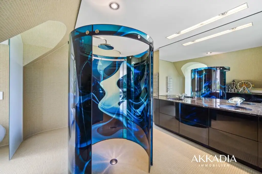 Außergewöhnlich futuristische Architektur mit "WOW"-Effekt und Indoor Pool in Liesing – The White Pearl