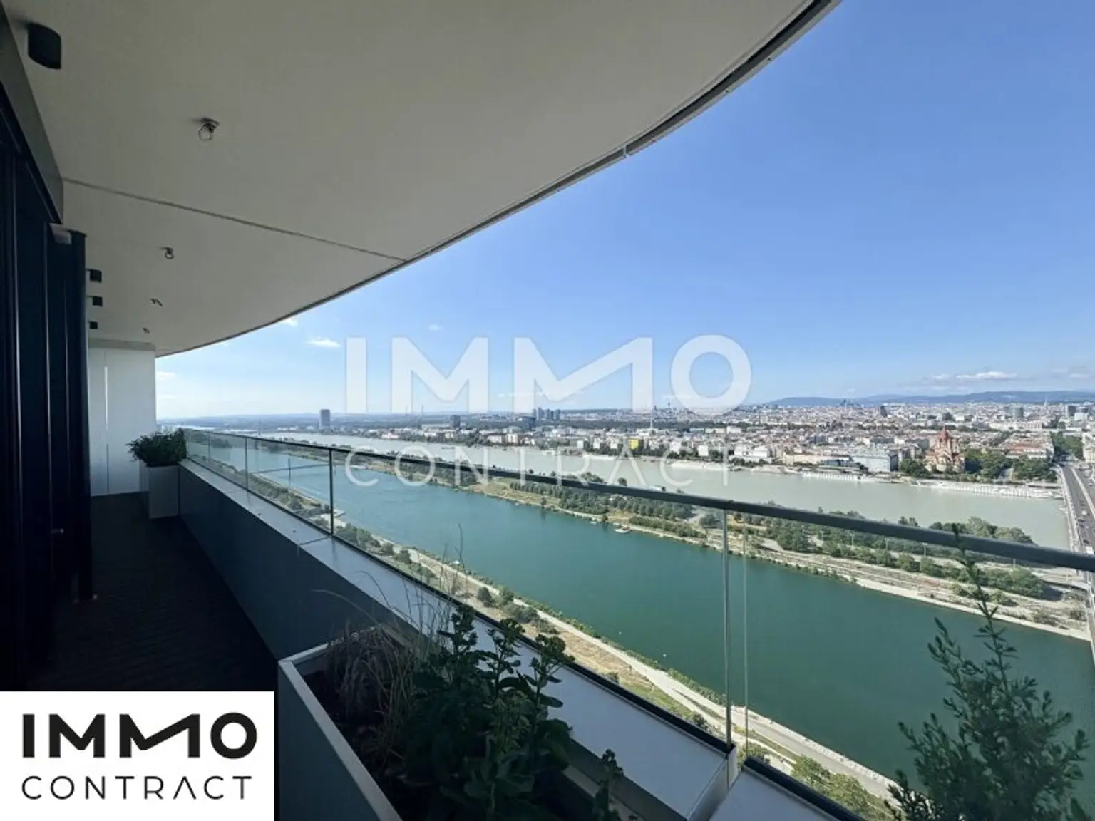 Ausblick Neue Donau stromabwärts