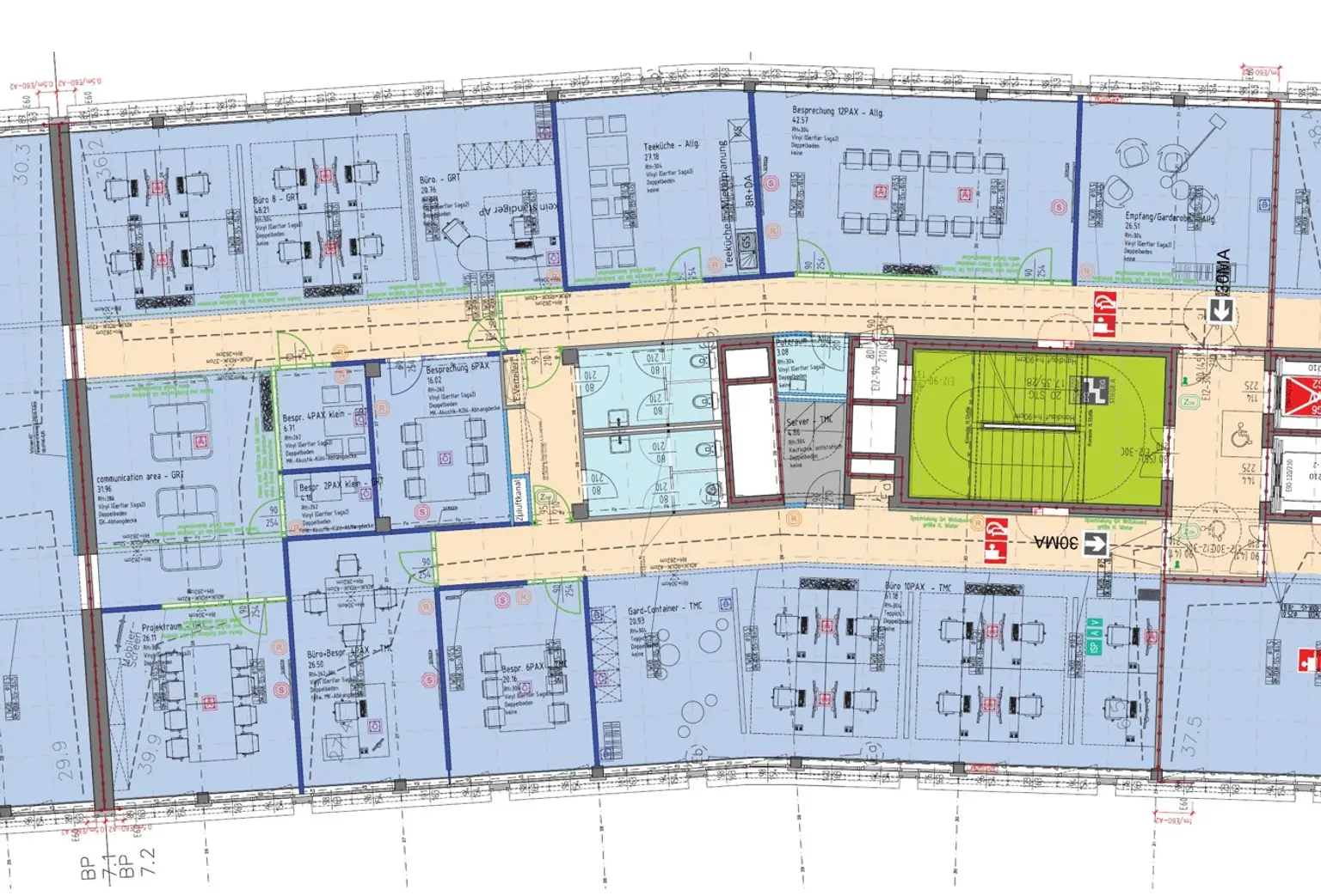 1020 Wien, AUSTRIA CAMPUS 3 2.OG Top 3.02 ca. 540 m²